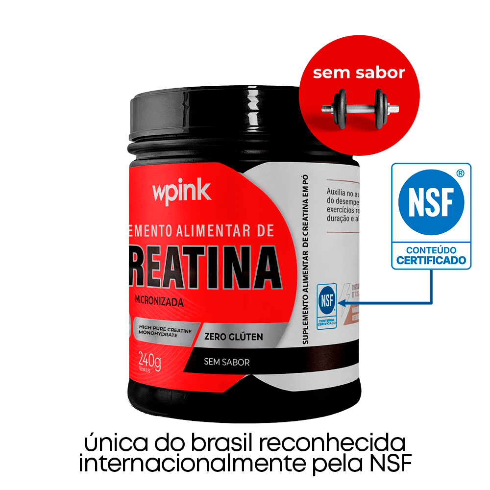 creatina sem sabor - 240g - wp